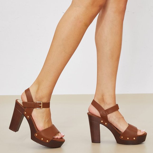 DDK Kindness and Grace Studded Block Heels - Picture 3 of 10